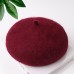 【2Y-8Y】Girls Fashion Solid Color Wool Beret Hat