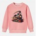 【12M-9Y】Boy Train Print Cotton Stain Resistant Long Sleeve Sweatshirt