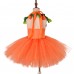 【12M-9Y】3-piece Girl Cute Halloween Layered Tulle Dress Set