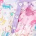 【2Y-7Y】Girl Casual Colorful Cartoon Animal Unicorn Floral Print Long Sleeve Dress