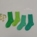 【1Y-12Y】4-pack Unisex Kids Colorful Cotton Socks